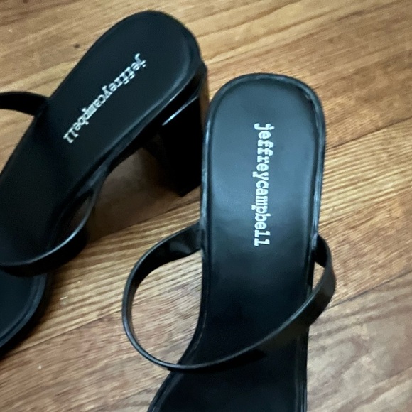 Jeffrey Campbell Jamm-3 Jelly Slide Sandal black size 9 - Picture 5 of 16
